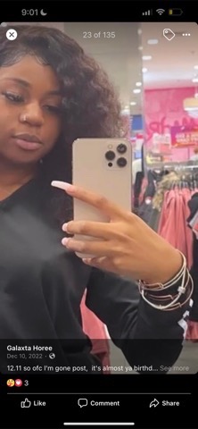 Monique Byrd smiling in mirror selfie