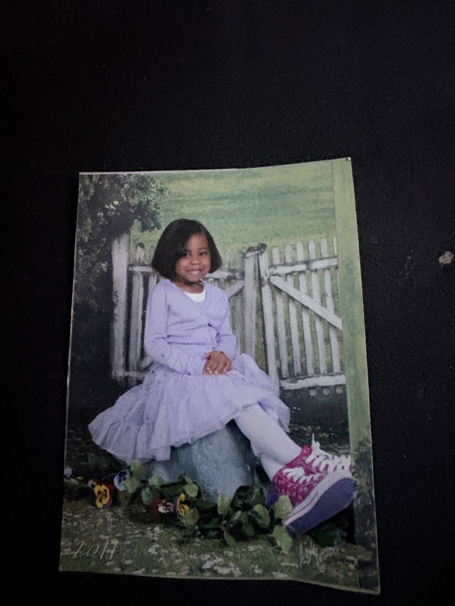 Monique Byrd childhood portrait